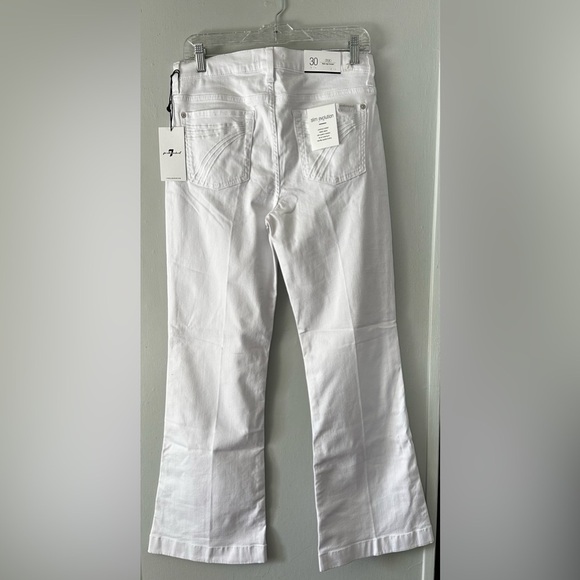 7 For All Mankind Dojo Casablanca Flare Leg Trouser Jean Size 30 NWT - Picture 5 of 6